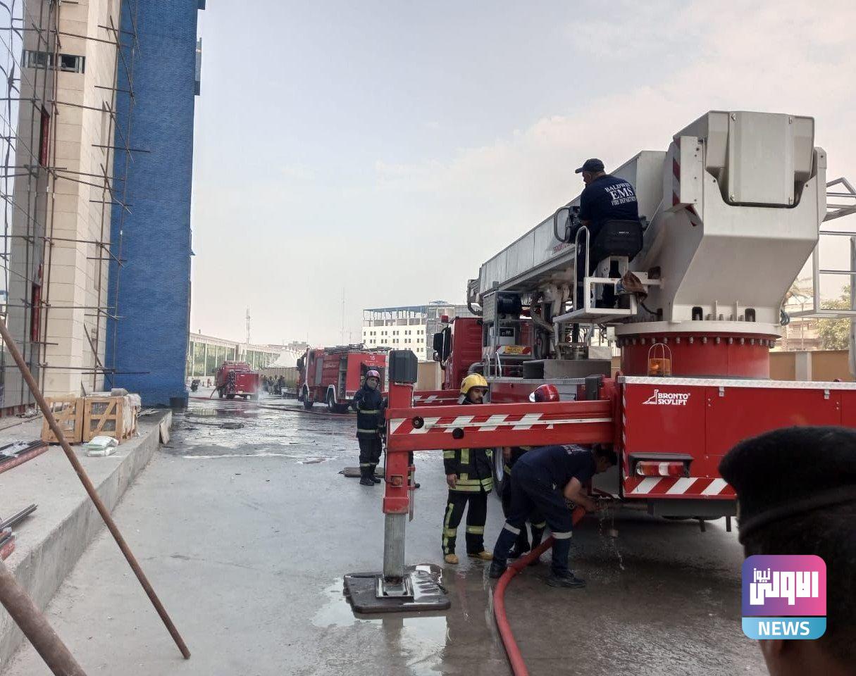 الدفاع المدني: إخماد حريق اندلع داخل جامعة التراث ببغداد 1 IMG 20230818 122117 848