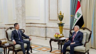 رئيس الجمهورية يؤكد أهمية تعزيز العلاقات القائمة بين العراق والصين سيما الاقتصادية والتجارية 2 IMG 20230820 142947 993
