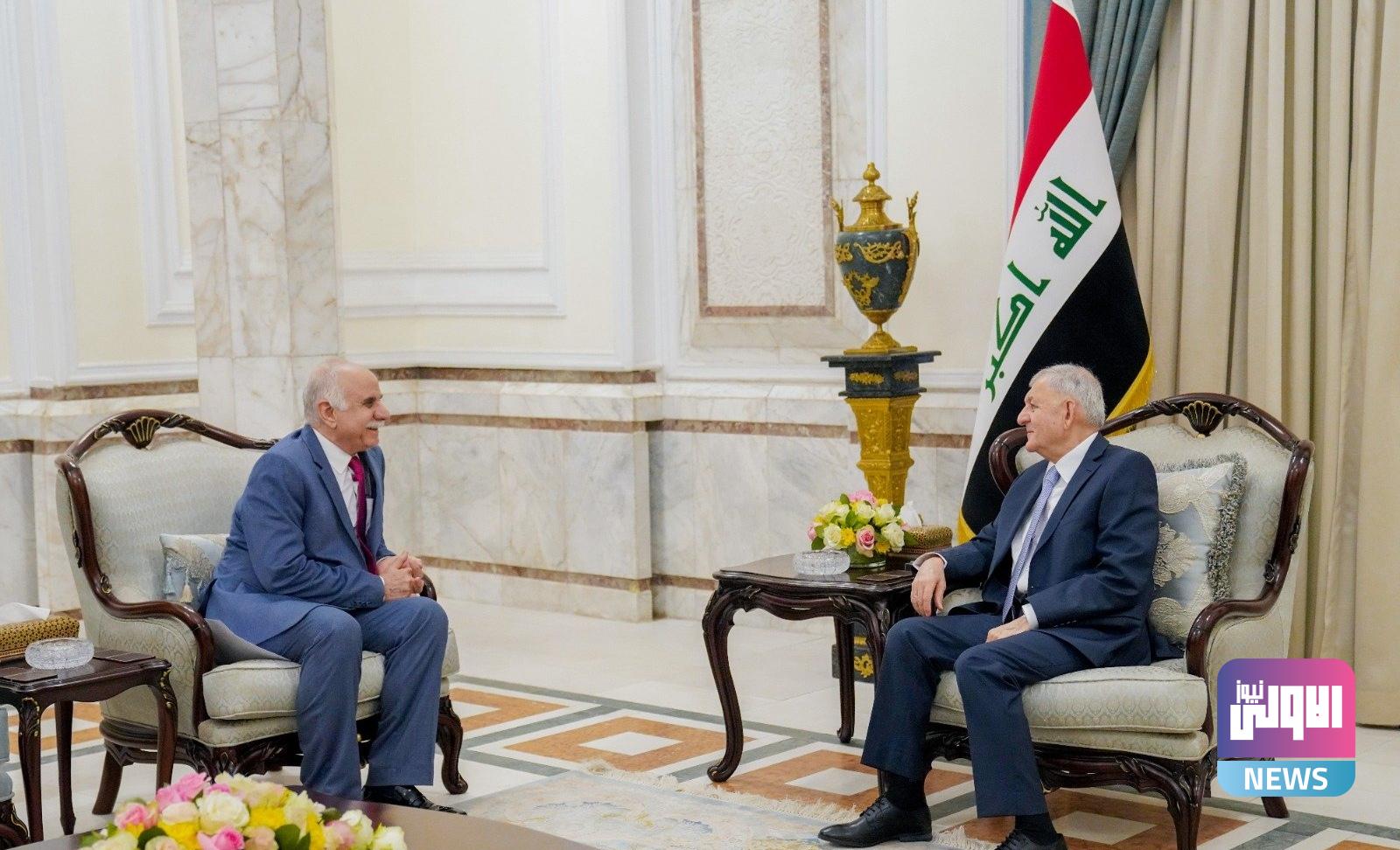 رئيس الجمهورية: موقف العراق ثابت وداعم لنيل الشعب الفلسطيني حقوقه المشروعة 1 upload 1693127553 1097797907 edit 125067113479992