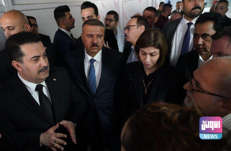 رئيس الوزراء يزور مطرانية مار بهنام وسارة في قضاء الحمدانية 1 IMG 20230928 120707 769