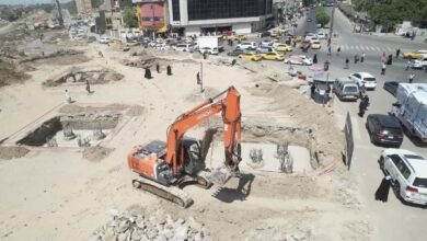 وزارة الإعمار : إكمال صب (142) ركيزة لمجسرات ساحتي عدن وصنعاء 6 IMG 7932