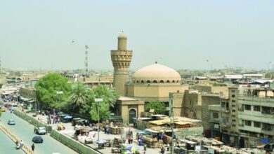 أمانة بغداد تنفي منح موافقة لاستثمار سوق الغزل أو هدم جامع الخلفاء 4 IMG 8022