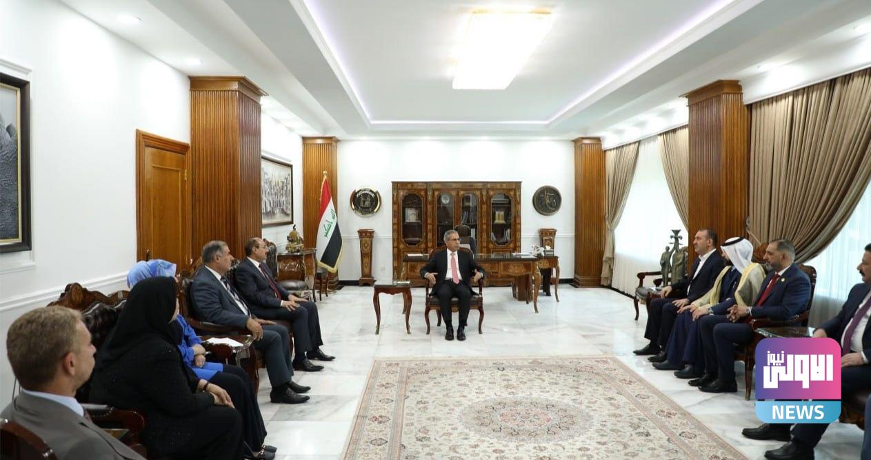 زيدان ووفد كتلة دولة القانون النيابية يبحثان اقرار القوانين الخاصة بمكافحة الجرائم 1 upload 1694517294 1430186722 edit 235226225518020