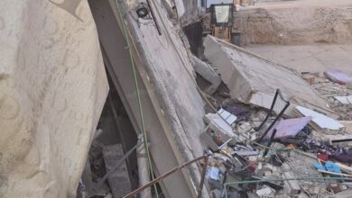 الدفاع المدني يصدر بيانا بشأن انهيار مركز تجميل في زيونة 3 IMG 8173