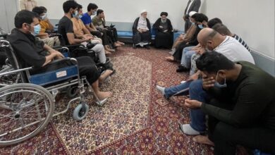 السيستاني يستقبل جمعاً من المقاتلين ممن أصيبوا بالإعاقة الدائمة في قتال الإرهابيين الدواعش 3 upload 1696585854 2131293872 edit 1314425891895267