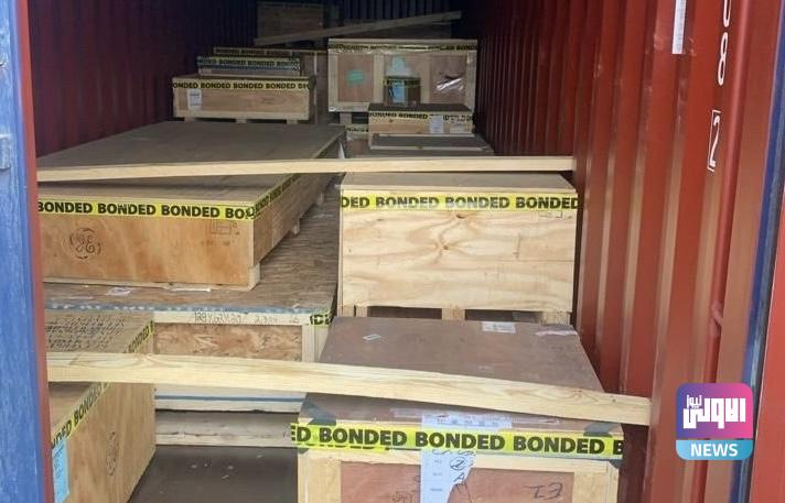 ضبط 10 حاويات مخالفة لشروط وضوابط الاستيراد في منفذ ميناء ام قصر الشمالي 1 IMG 8843