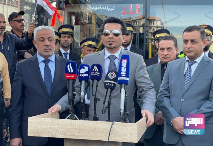 وزير النقل يعلن افتتاح خط جديد للنقل العام يمر بخمس مناطق في بغداد 1 Screenshot 2024 01 18 10 17 34 71 40deb401b9ffe8e1df2f1cc5ba480b12