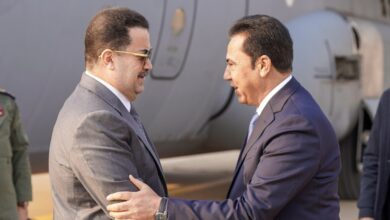 رئيس الوزراء يعود إلى بغداد بعد ختام زيارته إلى نينوى 4 IMG 9074