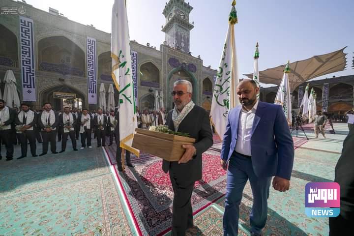 العتبة العلوية المقدسة ترفع راية الغدير الأغر (صور) 10 FB IMG 1718959088531