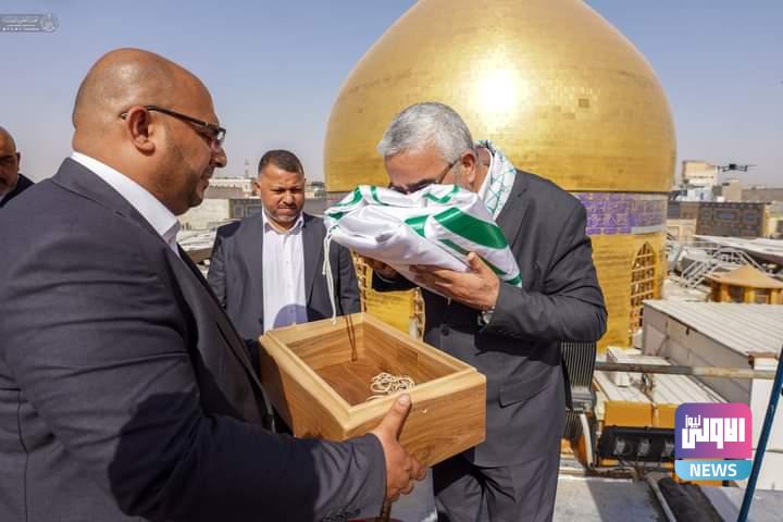 العتبة العلوية المقدسة ترفع راية الغدير الأغر (صور) 11 FB IMG 1718959091505